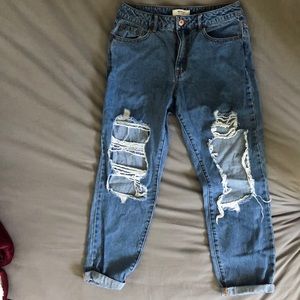 Forever 21 Ripped Jeans